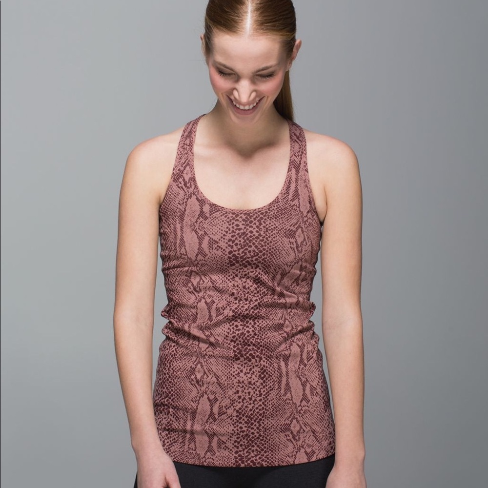 Lululemon Desert Snake Tank in Bark Berry Multi